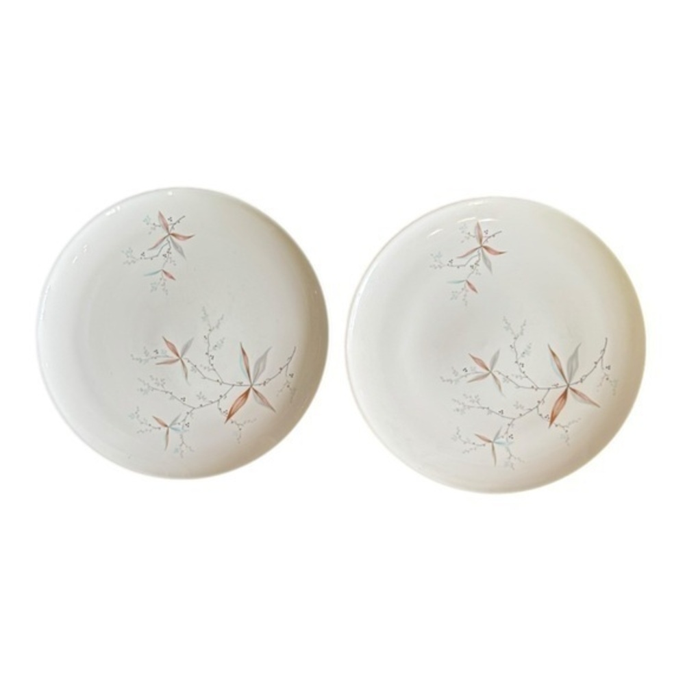 Carefree‎ True China By Syracuse Finesse 10” Dinner Plates Set of Two DC2200